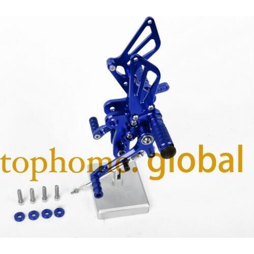 For Suzuki GSXR1300 Hayabusa 1999 - 2013 Blue CNC Rearsets Foot Pegs Rear Set 2001 2002 2003 2004 2005 2006 07 08 09 10 11 12