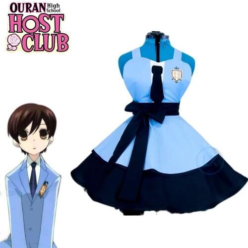Ouran High School Host Club Fujioka Haruhi Cosplay Costume Lolita Kimono Dress Halloween Costume For Female Girls