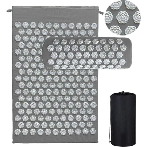 Acupuncture Massage Mat Lotus-Shaped Yoga Mat Neck And Waist Body Muscles Relax And Release Pressure Health Care Yoga Mat