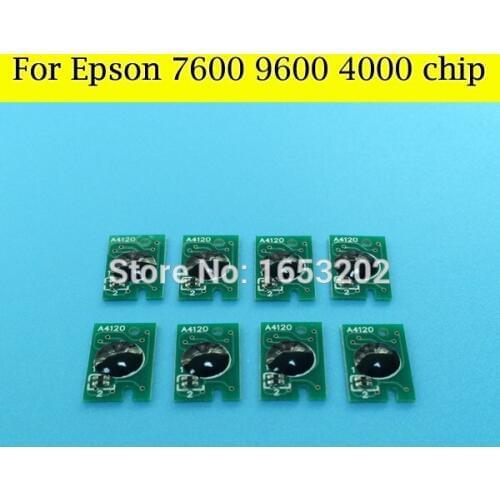 2Sets Best Cartridge Chip For Epson Stylus Pro 4000 9600 7600 Wide Format Printer