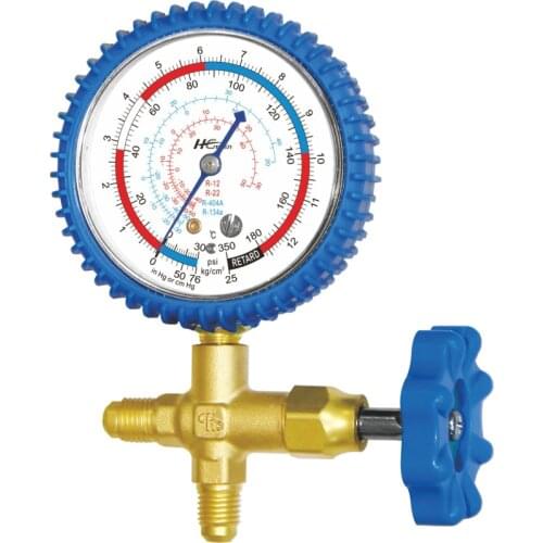 Pressure Gauge Refrigeration Vacuum Pressure Manifold Tester Meter HVAC Temperature Tester Air conditioning repair tool