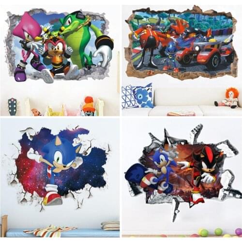 Cartoon hedgehog wall stickers for kids room graffiti door stickers living room bedroom wall decoration my dream art mural