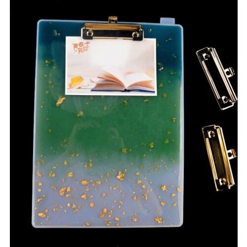 New DIY Folder Artboard Resin Mold Crystal Epoxy Resin Drawing Board Mirror Silicone Mold for Resin for Wholesale