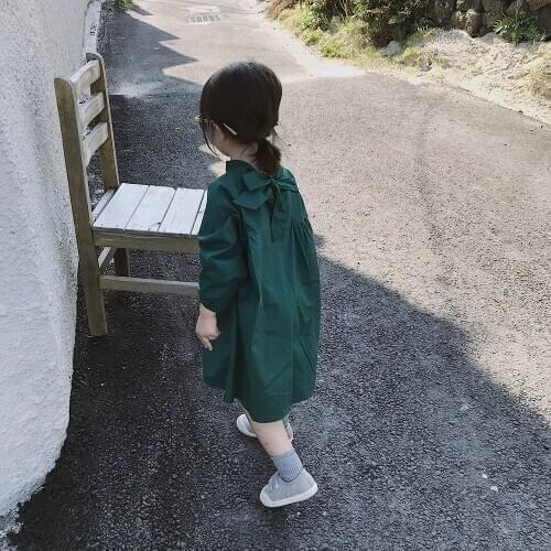 Autumn Girl dress Korean Butterfly Dress Princess style New Kids Dress kids dresses for girls