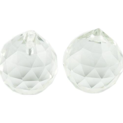 15mm-100mm Curtains Partitions Entrance Balls Chandelier Clear Glass Crystal Lamp Prism Hanging Drop Pendant Balls