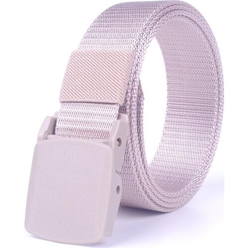 Men/women Narrow Belt Outdoor Travel Tactical Belt POM Quick-drying High Quality Automatic Buckle Canvas Hunting Military Belts