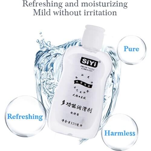 120Ml Water Based Sex Lubricant Anal Oral & Vagina Sex Easy To Clean Lube Erotic Sex Lube for Couple Women Men Gay Sex Toy