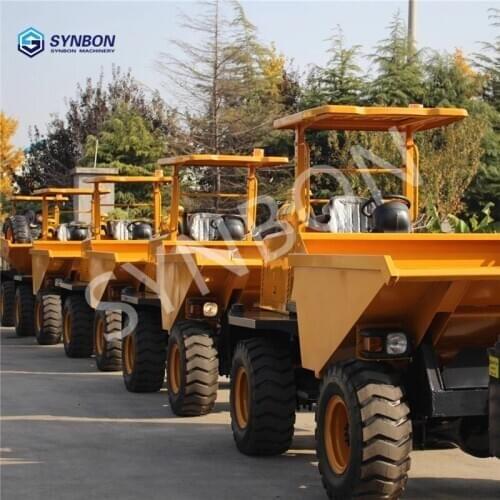 SYNBON SYD30 3 ton 4WD mini dumper truck hydrauic multifunction dumper truck construction vehicles construction machinery