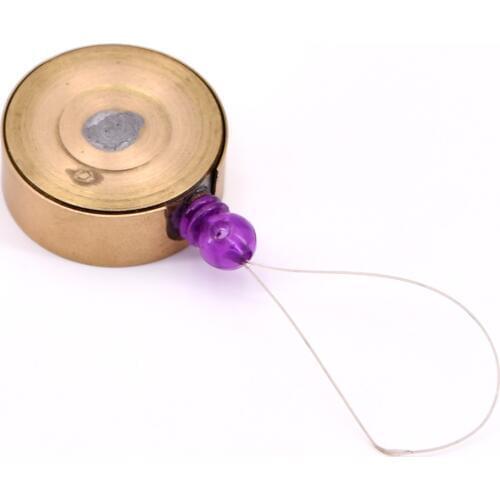 Reel - Locking Device(brass) Magic Tricks Close Up Vanish Magia Illusions Gimmick Props Accessories for Professional Magicians