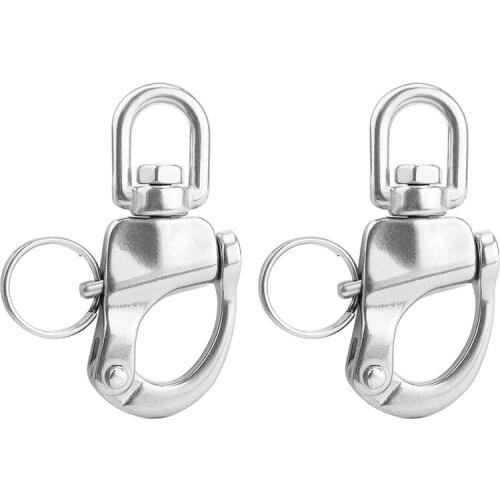 Swivel Snap Shackle Quick Release Boat Anchor Chain Eye Shackle Swivel Snap Hook for Marine Architectural