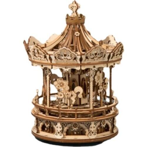 Yldiy Handmade Music Box Puzzle 3D Model Wooden Music Box Adult Decompression Boys and Girls