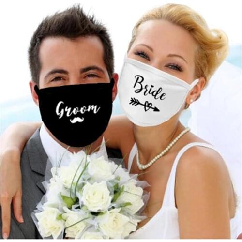1pc Team Bride Wedding Decor Mask Bridesmaid Gift Black Team Groom Bachelorette Party Supplies Bridal Shower for Outdoor Wedding