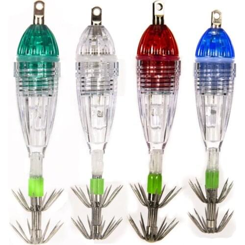 2021 New Mini Fish Lure Light LED Deep Sea Drop Underwater Tackle Fishing Squid Lure Light Lamp Tools Underwater Lights