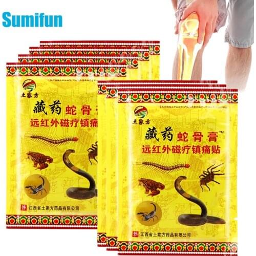 32pcs Snake Venom Pain Relief Patch Shoulder Knee Neck Waist Back Muscle Arthritis Joint Sprain Ache Plaster Body Massage Health