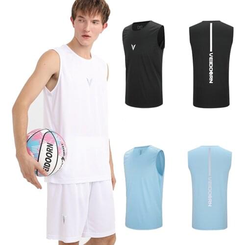 Basketball Jersey Youth, Mens sports Breathable sweat wicking Jersey Match training