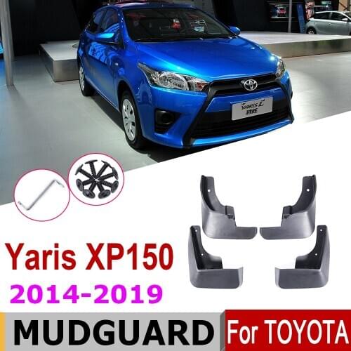 Mudflap For Toyota Vios Yaris XP150 Hatchback 2019~2014 Fender Mud Guard Splash Flaps Mudguard Accessories 2018 2017 2016 2015