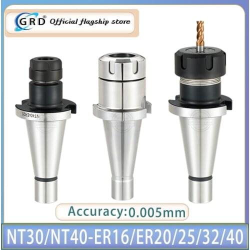 NT40 Er handle high precision Er milling chuck ER20 ER25 er32 ER40 NC milling machine tool handle