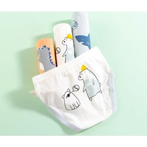 Childrens Underwear, Boys' triangle Pure Cotton, Middle School Childrens Shorts, Teenagers' Shorts, Pure Cotton Teen