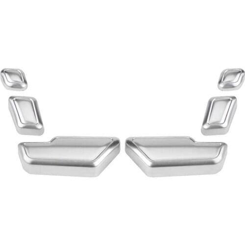 For Mercedes Benz C E GLK GL ML Car Seat Adjust Button Switch Cover Decorative Sticker Trim Accessories