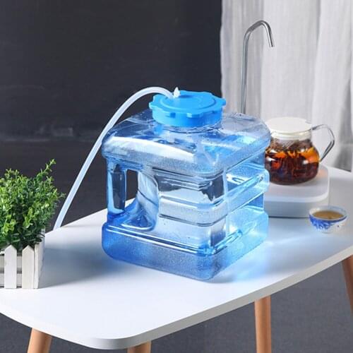 Eco-friendly Handheld PC Tea Bucket Drinking Bucket PC Water Tank with Faucet Food Grade Car Water Tank Container