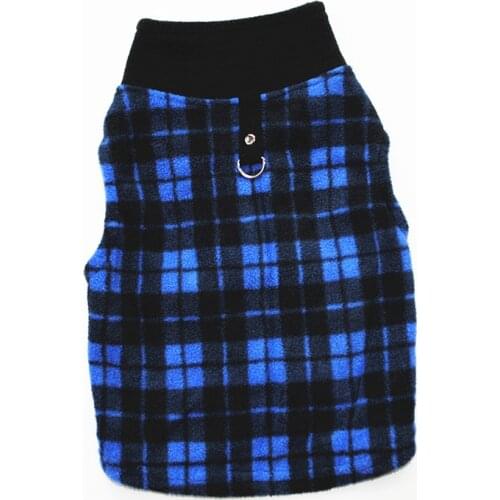 Plaid Printed Pet Dog Clothes Pet Coat Puppy Dogs Shirt Jacket Clothes For Small Dogs French Bulldog Pullover Chihuahua Clothes