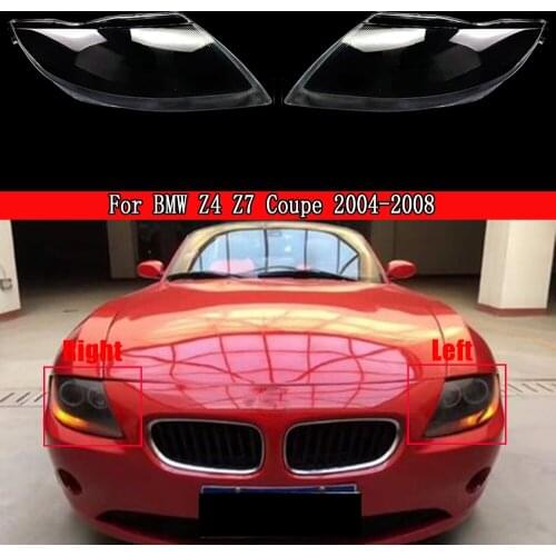 Headlamp Cover Glass Lamp Shell Headlight Glass Lens Cover Transparent Lampshade For BMW Z4 Z7 Coupe 2004 2005 2006 2007 2008