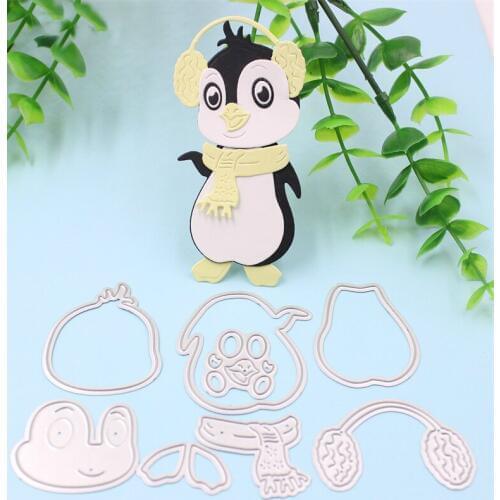 METAL CUTTING DIES Cartoon Penguin gift Scrapbook card album wedding paper craft home decor embossing stencil punch H16