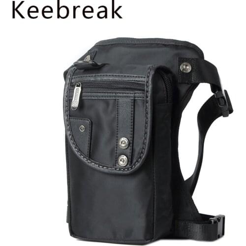 Men Nylon Mens Bags pernera moto Waterproof Leg Bag Drop Shoulder Bag Travel Motorcycle Tactical Chest Pouch Bum Hip Belt Purse