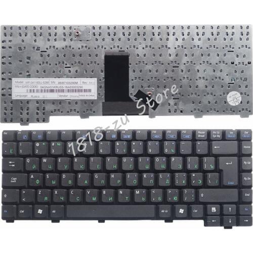 YALUZU RU Black New FOR ASUS A6Km A6Kt A6L A6M A6Ne A6Vc A6Vm A6Rp A6Tc A6Vm A6Rp A6T A6V A6J A6JC A3 Laptop Keyboard black new