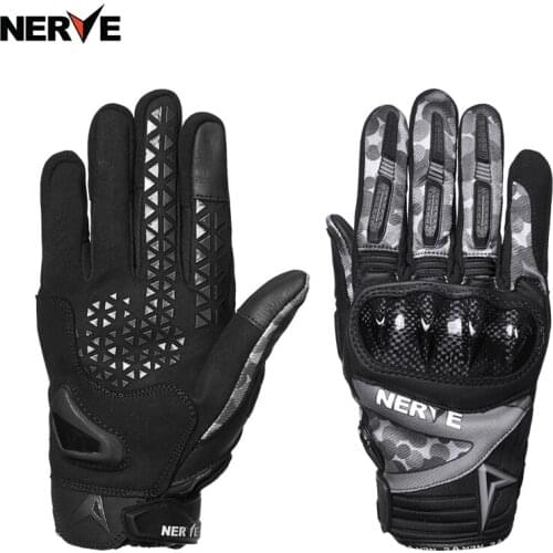 NERVE summer motorcycle riding gloves mens and womens touch screen anti falling breathable Knight Motorcycle Racing fourseason