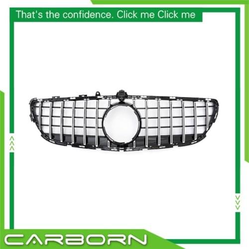 For-Mercedes For-Benz CLS-class W218 GT Style 2015-2018 with Emblem facelift Front Bumper Racing Grille