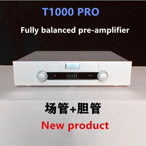 The new T1000 PRO fully balanced remote control hifi preamplifier