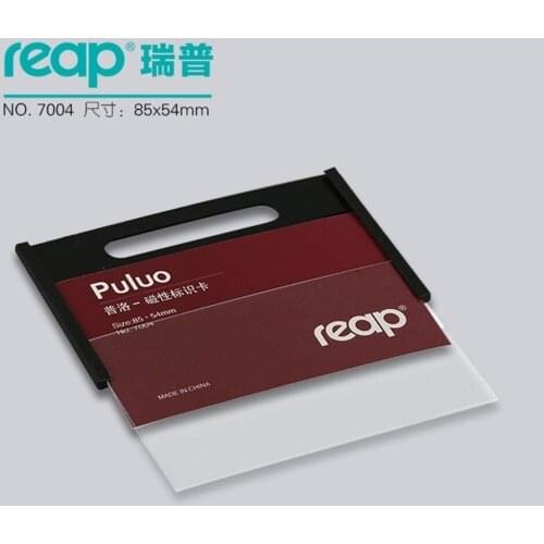 Reap7004 10pcs/1 Lot Abs 90*54mm Magnetic Name Tag Badge Holder Magnet Badges Id Holders Work Employee Card