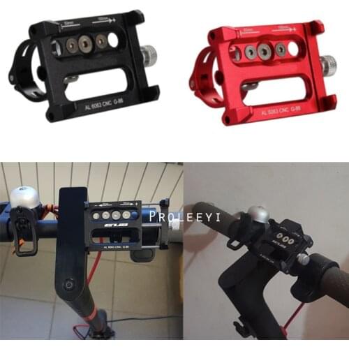 Adjustable Anti-Slip Mobile Phone Stand Holder for Xiaomi M365 Electric MI Scooter For Qicycle EF1 Handlebar Mount Bracket Rack