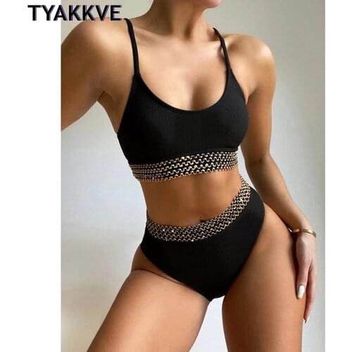 Sexy Brazilian Bikini Set High Waist Swimsuits Woman 2021 Bandeau White Swimwear Sport 2 Pieces Bathing Suit Push Up Biquini New