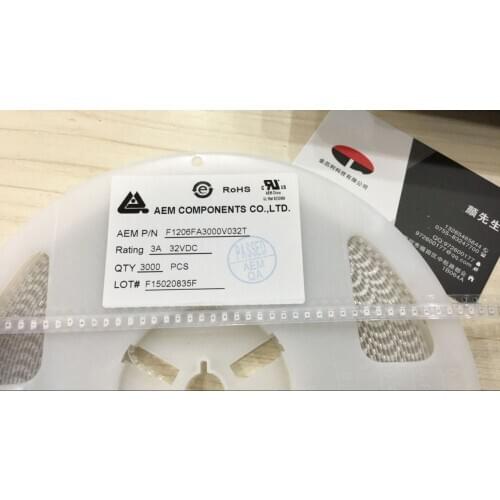 SMD Fuse F1206FA0500V032T original fast break 1206 500mA 32V silk screen C