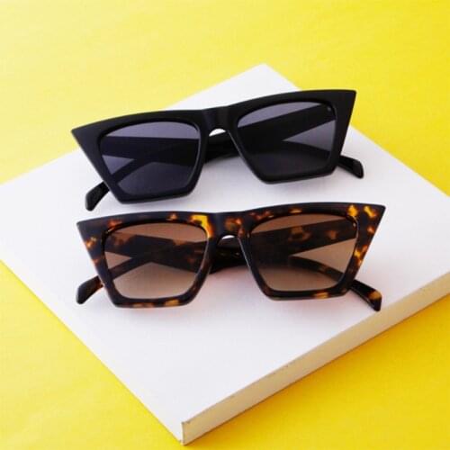 Cat Eye Woman Famous Brand Sunglasses Trending Products 2021 Vintage Decorative Glasses Uv400 Red Black Accessories For Men