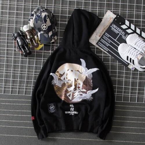 Men Embroidery Hoodie Pullover Men Women Fleece Hoodies Fashion Winter Hip Hop Male Hooded Sweatshirt Streetwear Push Size