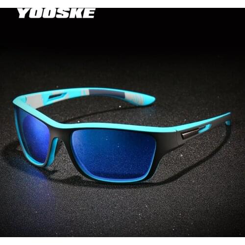 YOOSKE Brand Luxury Polarized Sunglasses Mens Classic Travel Driving Sun Glasses Vintage Fishing Cycling Sports Sunglass