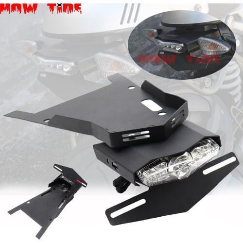 For BMW R NINE T 2014-2019 R9T motorcycle tail mounted license plate bracket brake rear light tail light