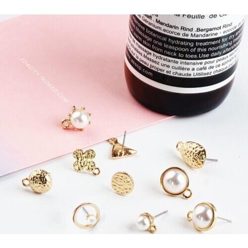 10pcs Diy Material Handmade Earrings For Women Making Accessories Jewelry Accessories Fashion Stud Earrings Accessories Material