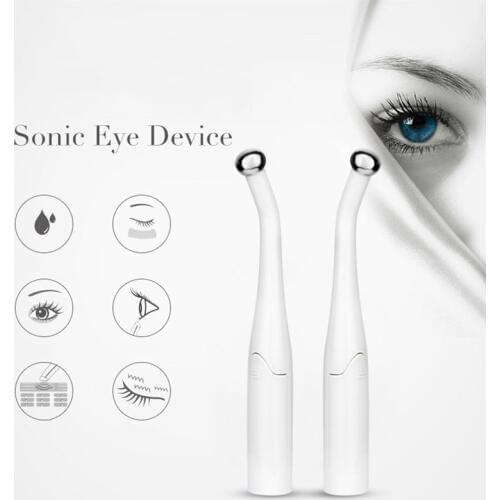 2 In 1 Electric Eye Massager Anti Aging Wrinkle Eye Patch Relief Micro-current Massage Ion Importing Eye Wand Eyes Care Device