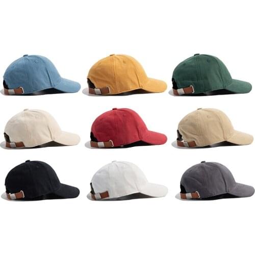 2021 New Baseball Cap for Women and Men Summer Fashion Visors Cap Adjustable Cortex Casual Snapback Hat Solid Color Hip Hop Hats