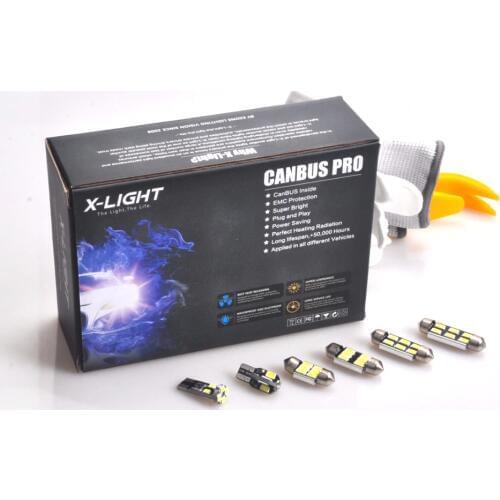 22PCS White Premium LED Map Light Interior Light Kit package + License Plate Light for Audi S4 B6 2002-2005