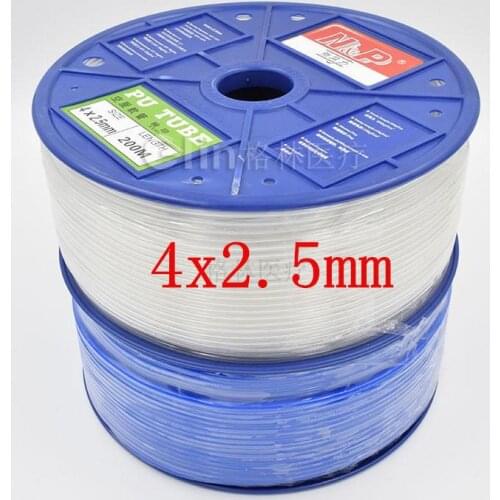 Hot sale 10M length dental chair spare parts PU tube dental air water pipe color blue