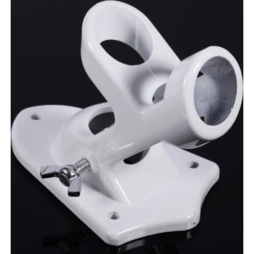 Aluminum Alloy Outdoor Telescopic Wall Flagpole Bracket Flag Holder Base Household Decorative Accessaries Supplies