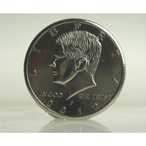 Free Shipping 2 Pcs/Lot Magnetic US Half Dollar(High Quality Copy) - Magic Trick,Accessories,Stage Magic Props,Close up,Toys