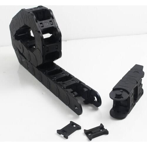 7 series nylon bridge drag chain tank chain plastic cable trough engraving machine industrial transmission chain