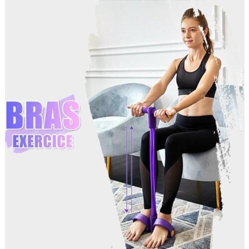 Multi Function Tension Rope Strong Fitness Resistance Bands Latex Pedal Women Men Sit Up Pull Ropes Yoga Fitness Equipment