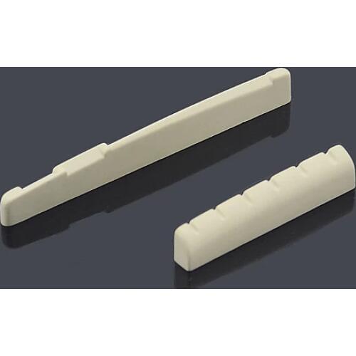 1 Set Super Quanity GuitarFamily TUSQ Folk Acoustic Guitar Nut & Saddle Made In Canada